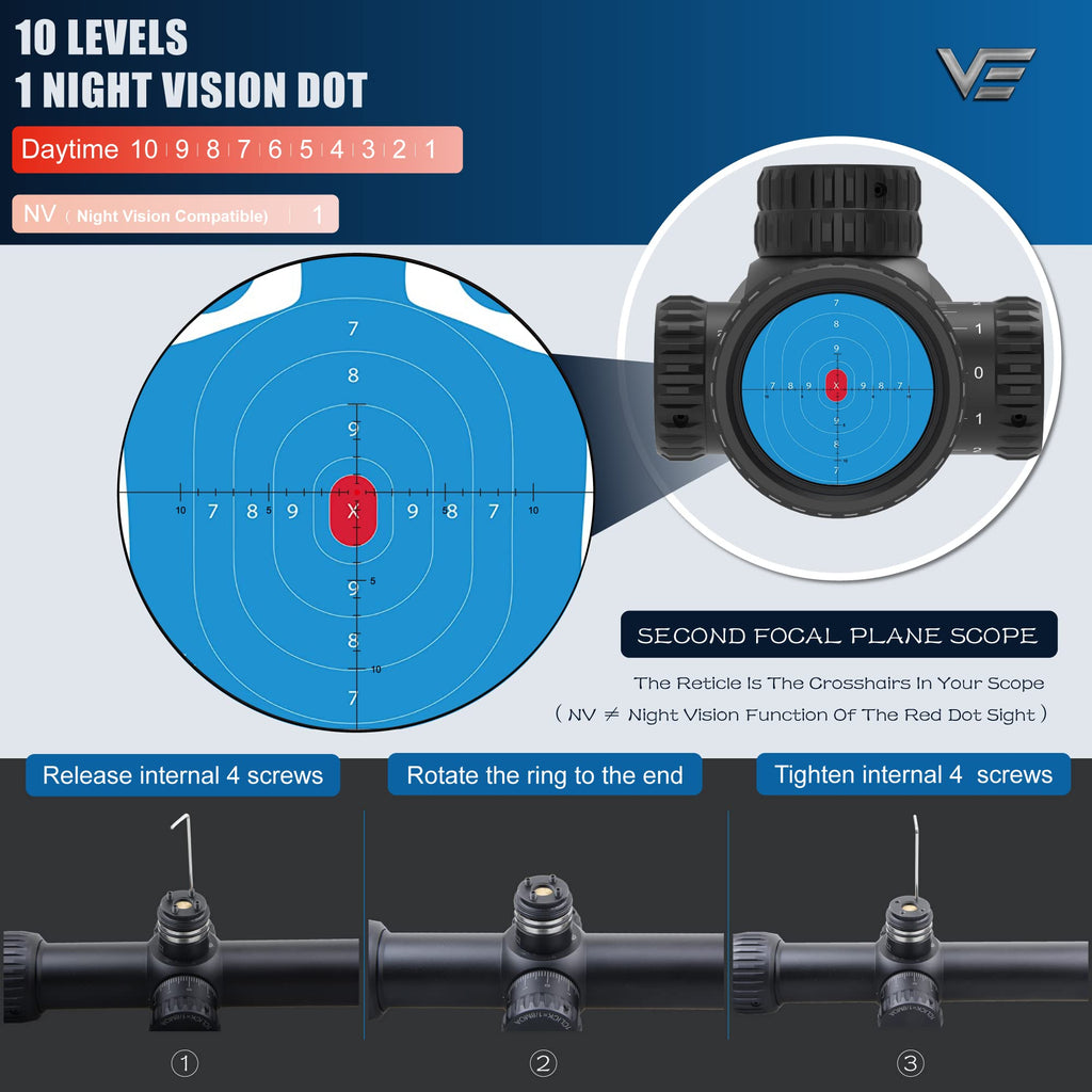 Vector Optics Minotaur 12-60x60 34mm Monotube MFL SFP Riflescope, view 3
