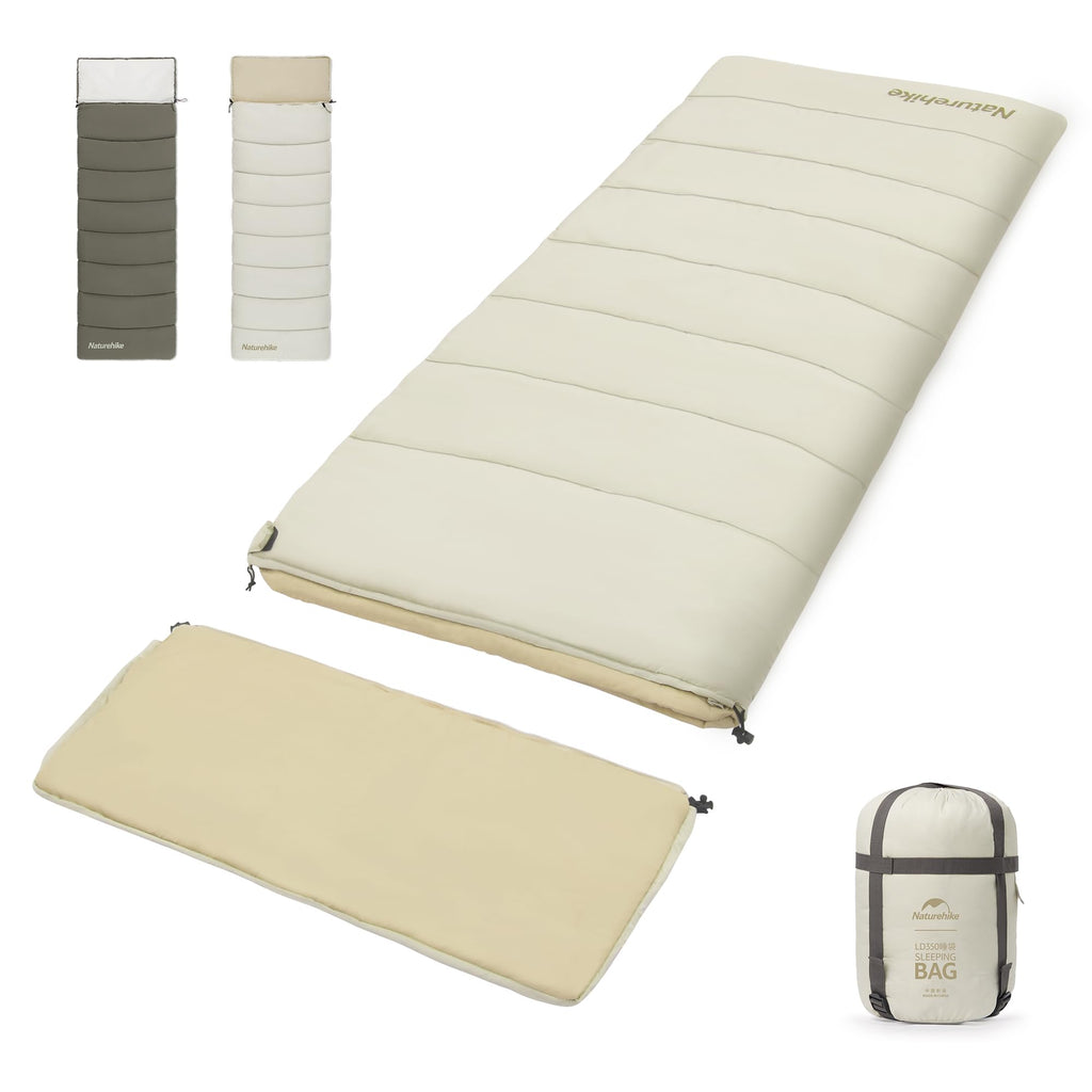 Naturehike Camping Sleeping Bag，Spliceable Double Sleeping Bag for Adults&Kids,