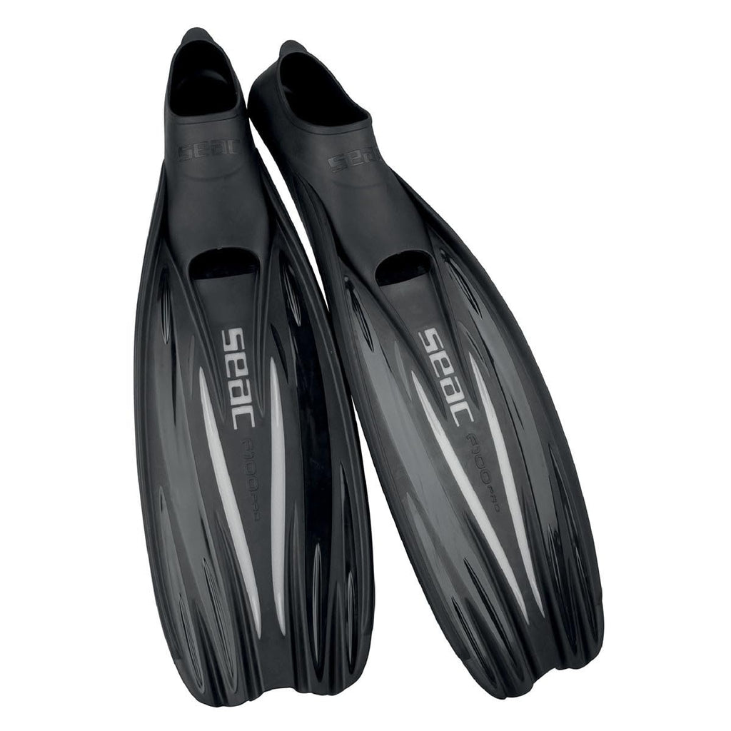 Seac F-100 PRO Full Foot Fins - Black, 40/41, view 6