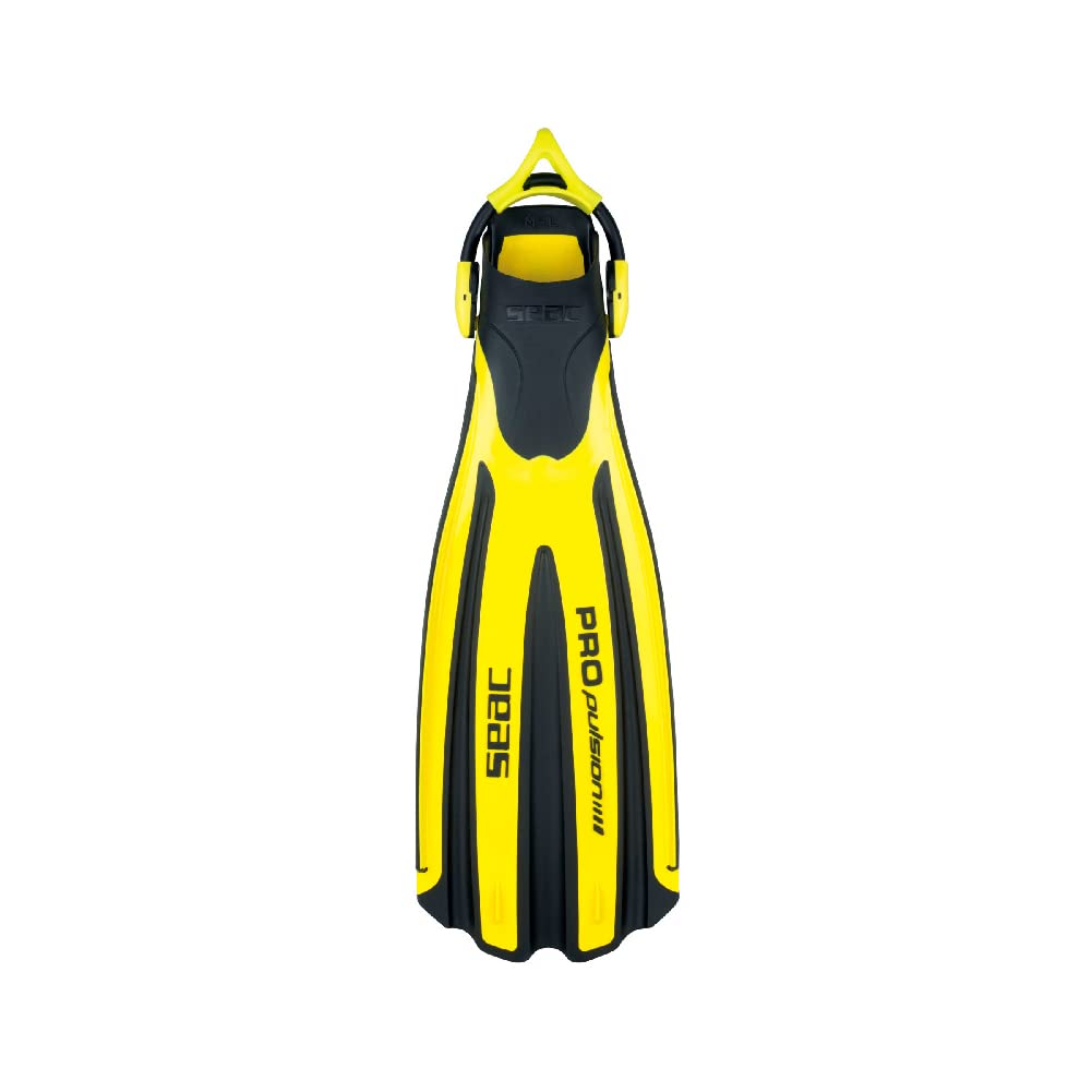 Seac Propulsion S - Open Heel Scuba Diving Fins with Sling Strap– Made in Italy, view 2