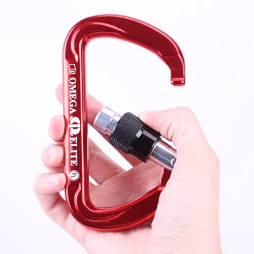Omega Pacific Elite Keylock Screw-Lok Carabiner, view 4