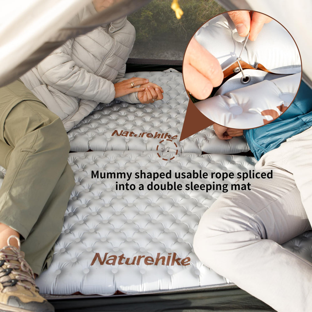 Naturehike 0.97LB Ultralight Insulated Sleeping Pad with R5.8, 3.2in Thickened P, view 5