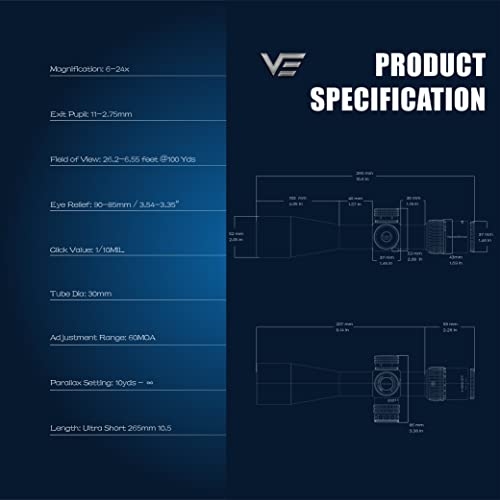 Vector Optics Veyron 4-16x44IR SFP Compact Riflescope, view 6