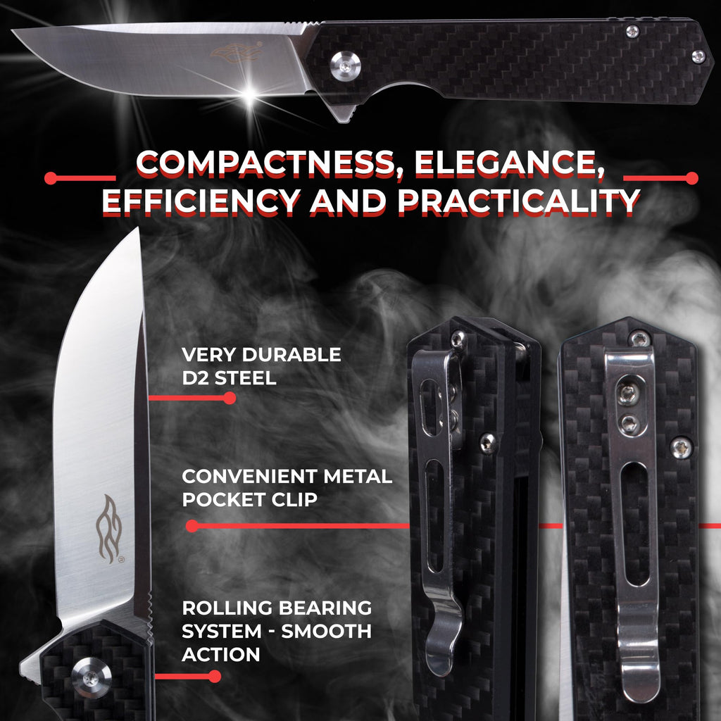 Ganzo Knives Firebird Linerlock CF, view 5