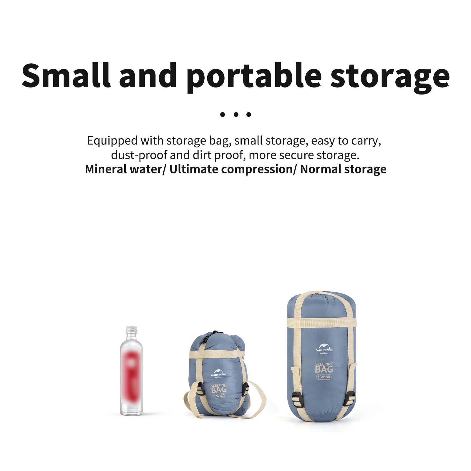 Naturehike Ultralight Sleeping Bags - Envelope Lightweight Portable, Waterproof,