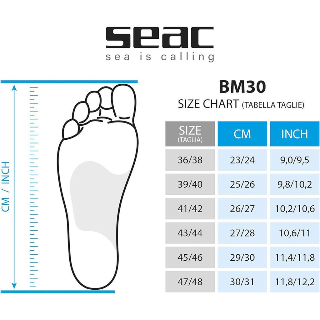 Seac BM30 Fin - Blue, 47/48 (US Size 12.5-13.5), view 8