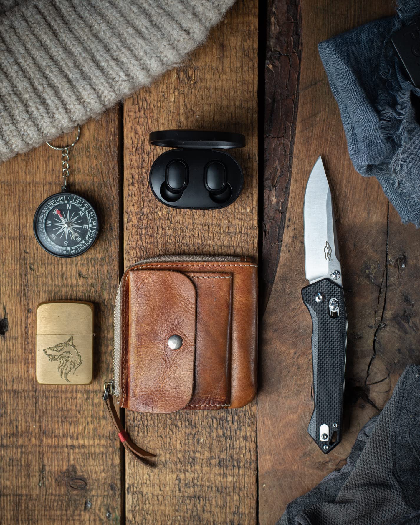 Firebird Ganzo FB7651-GY Pocket Folding Knife 440C