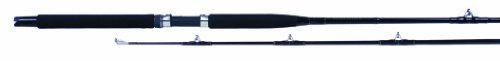 Billfisher Wire Line Rod with Carboloy Guides, 20-50-Pound,Black