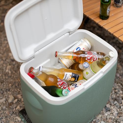Naturehike 40QT Wheeled Hard Cooler, Insulated Food Safety Ice Chest Box with Te, view 3