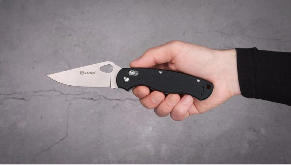 Ganzo G729-BK Folding Pocket Knife 440C Stainless, view 6