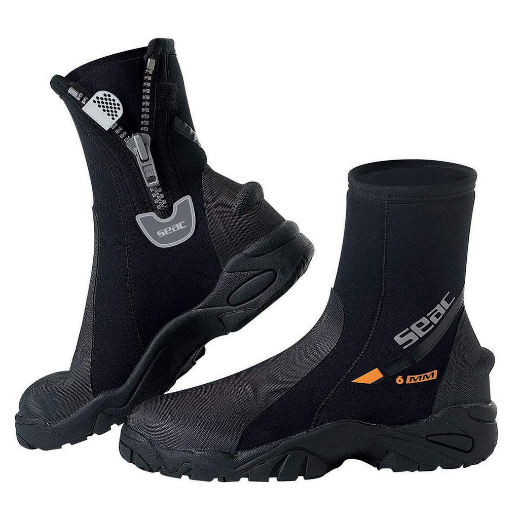 SEAC Pro HD 6mm Scuba Diving Neoprene Hard Sole Boot M