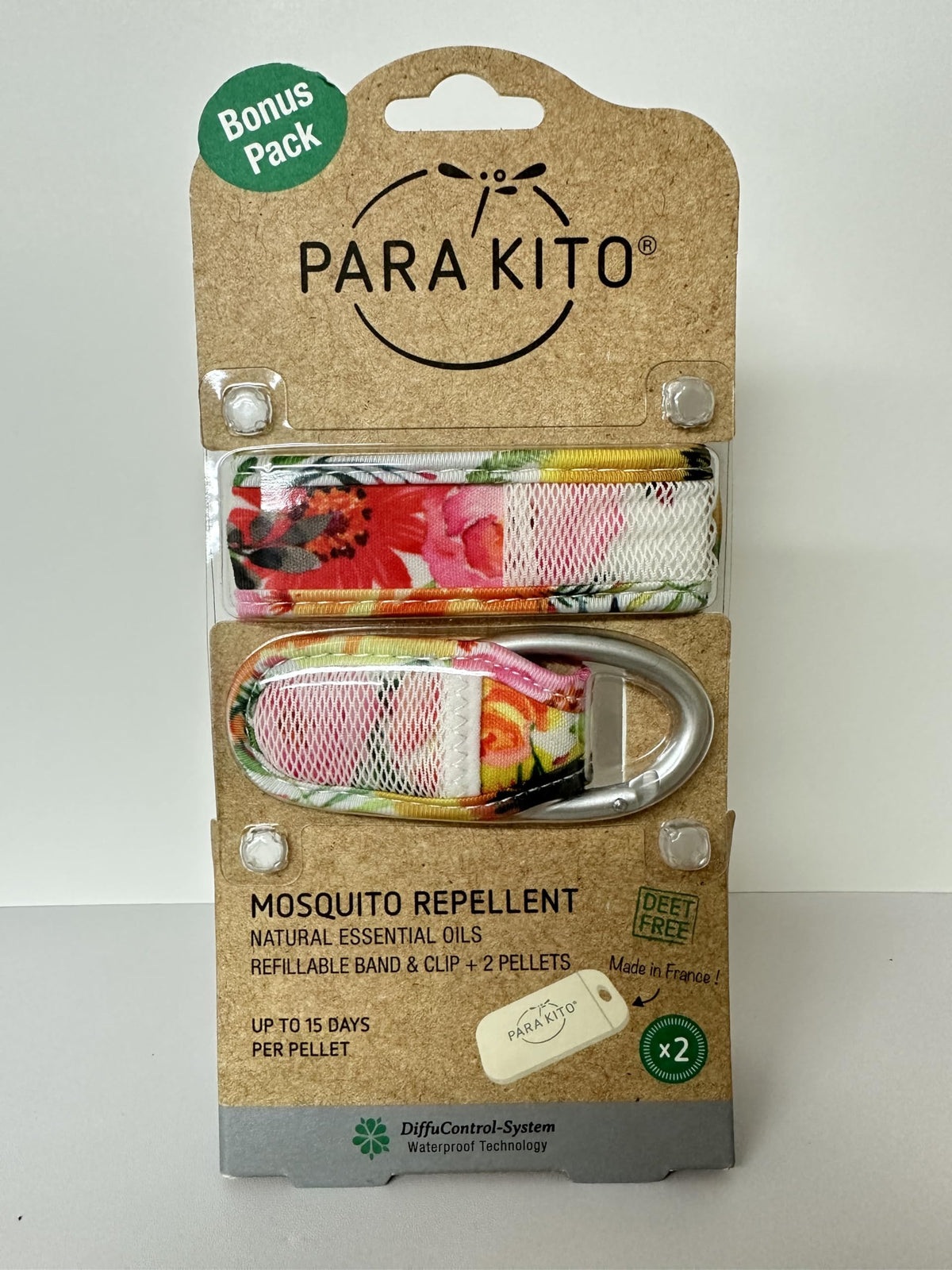 PARA'KITO Natural Mosquito Repellent Wristband & Clip Bundle
