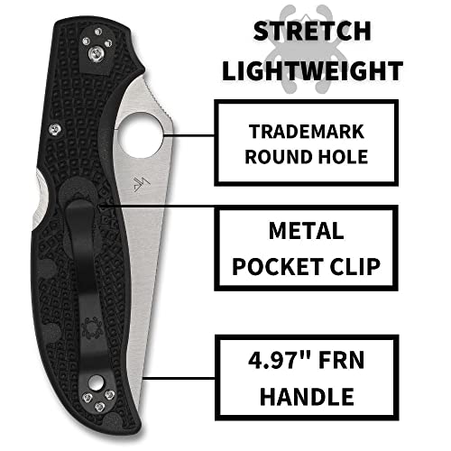 Spyderco Stretch 2 XL Signature Lightweight Pocket Knife with 3.43", view 4