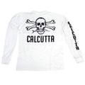 Calcutta Men’s Original Logo Long Sleeve T-Shirt, White, X-Large