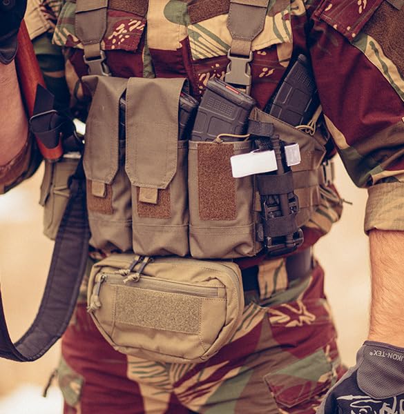 Helikon-Tex Chicom Chest Rig Black, Patrol Line