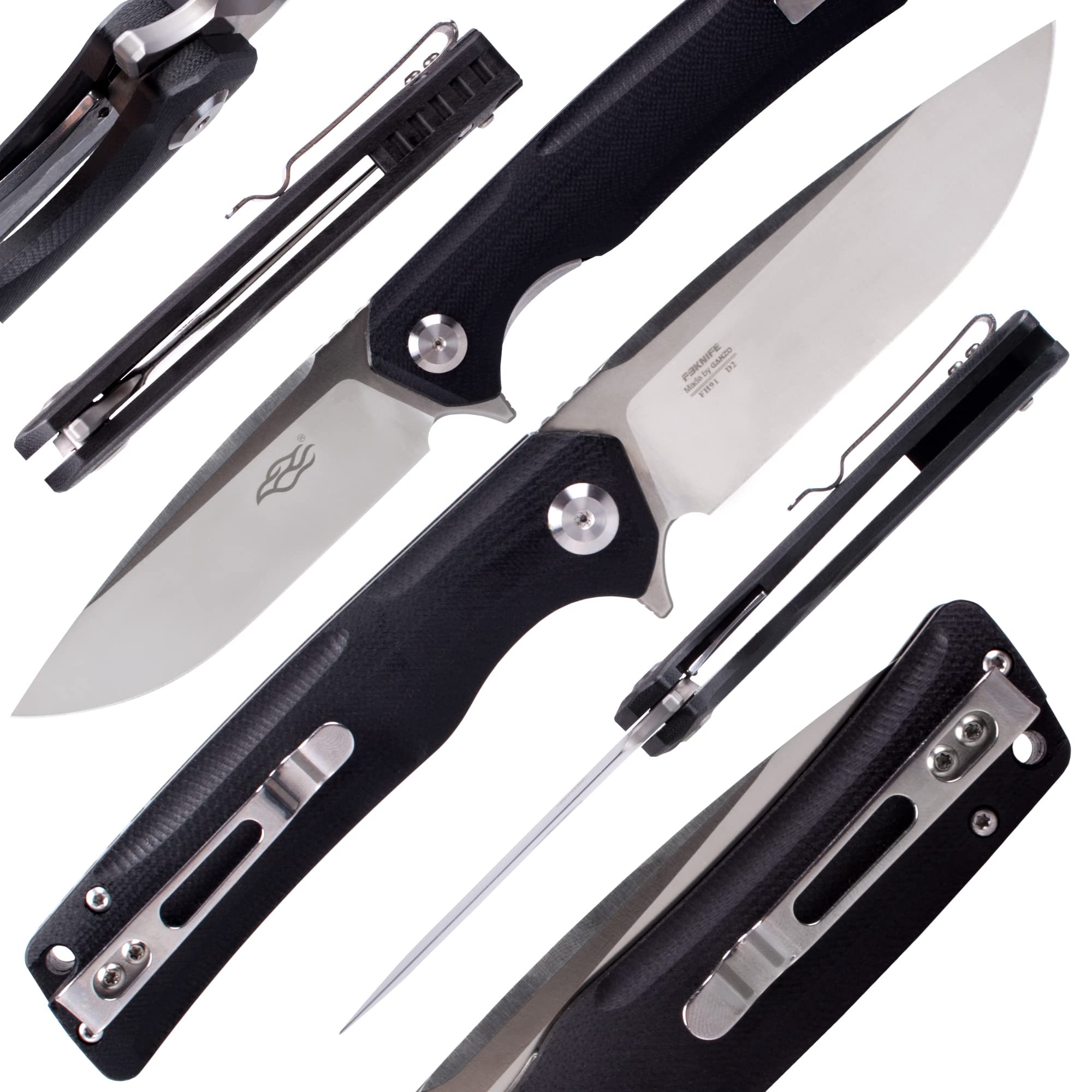 Ganzo Knives Firebird Linerlock Black