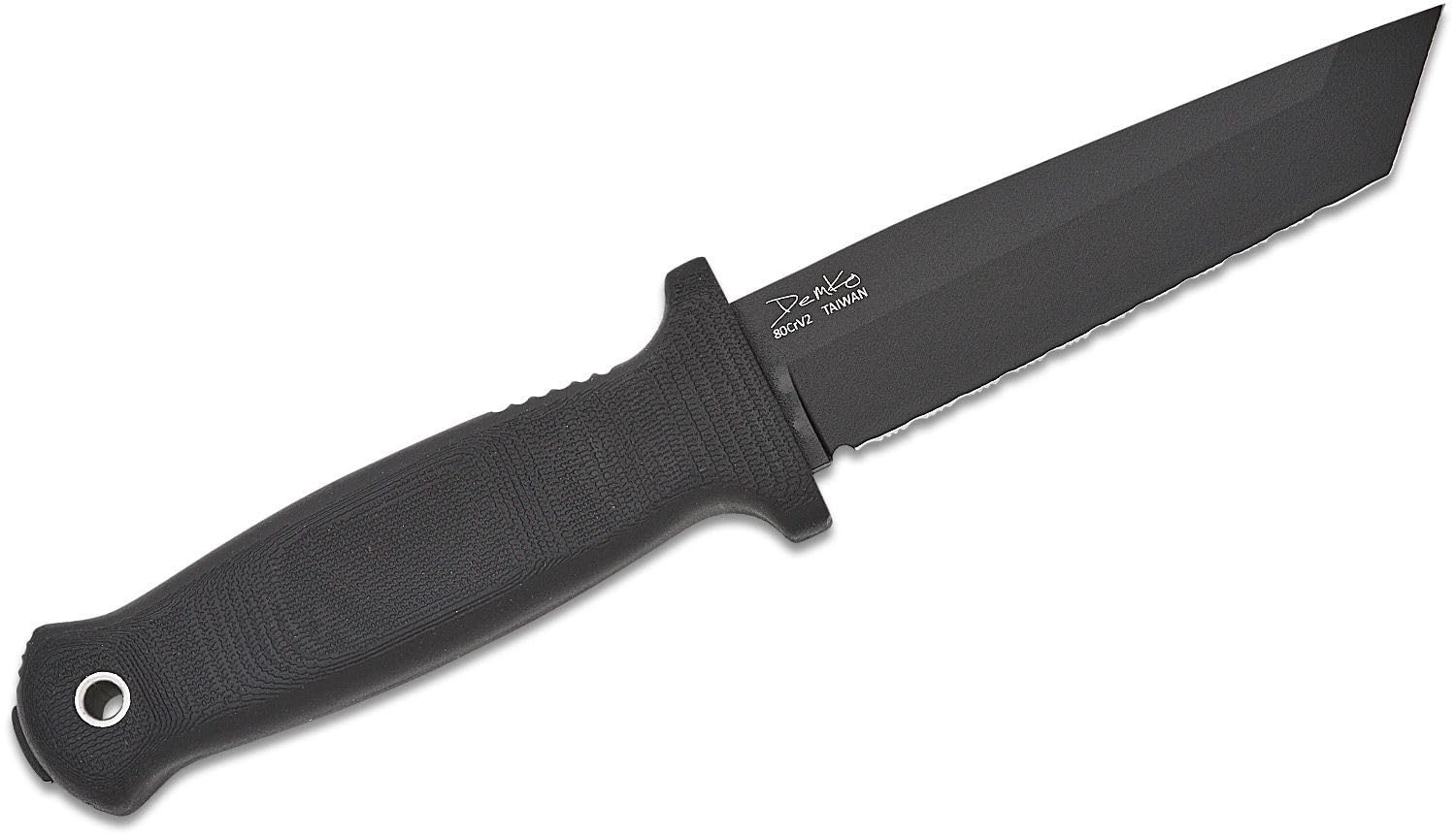 Demko Knives Armiger Fixed Blade with Sheath- Armiger 2 & Armiger 4 - Clip Point