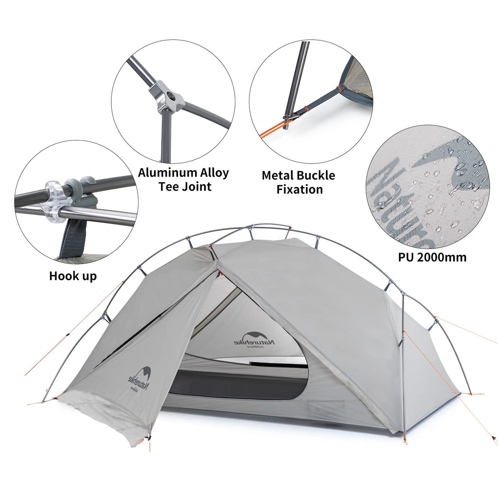Naturehike VIK 2 Person Ultralight Backpacking Tent, Ultralight Tent for 2 Perso, view 2