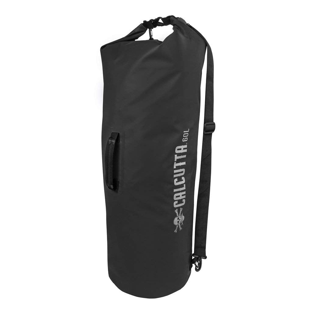 Calcutta Outdoors Waterproof Dry Bag, 60 Liter, Black – Lightweight Roll Top Gea