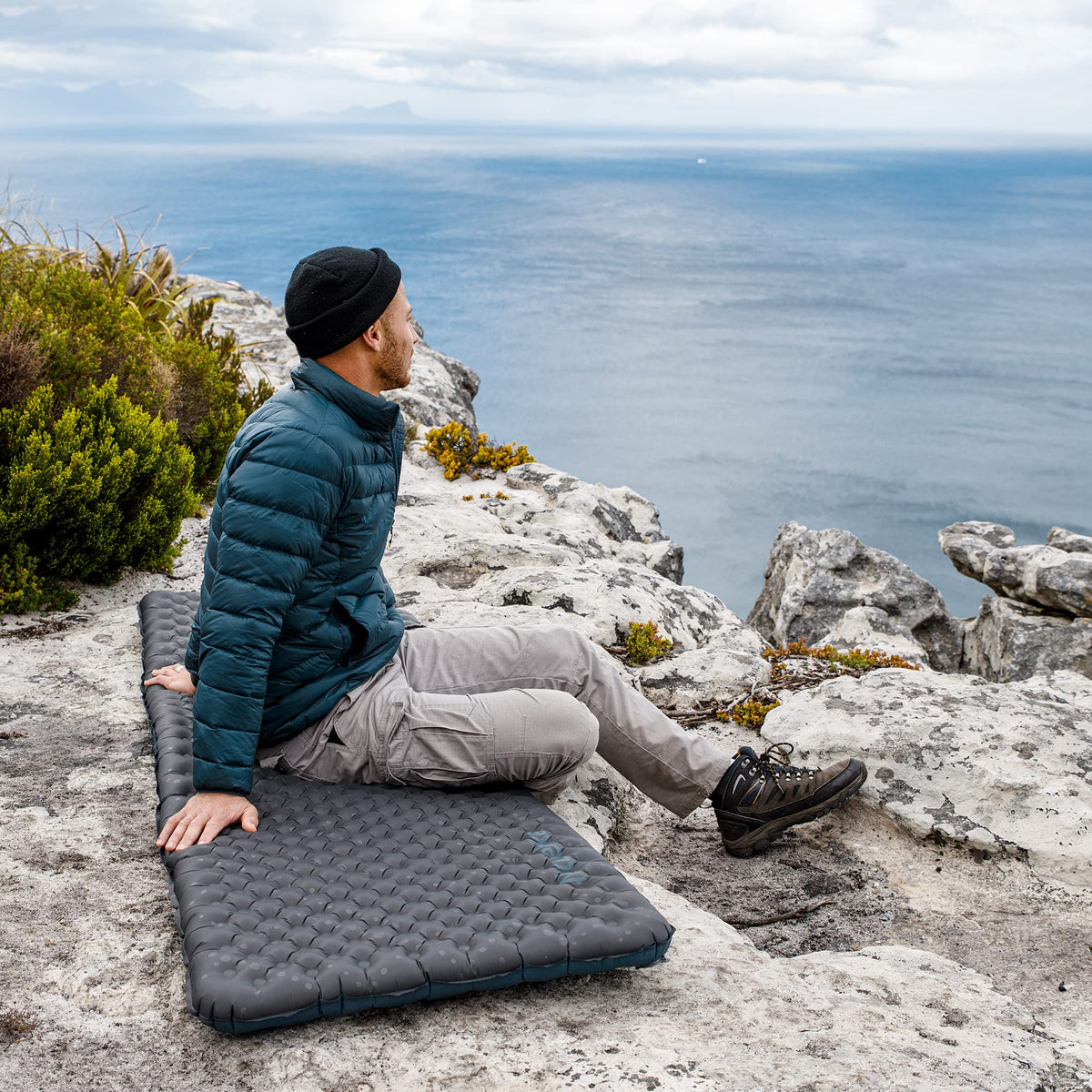 Naturehike 1.26LB Ultralight Self Inflating Sleeping Pad, Patchworkable Sleeping