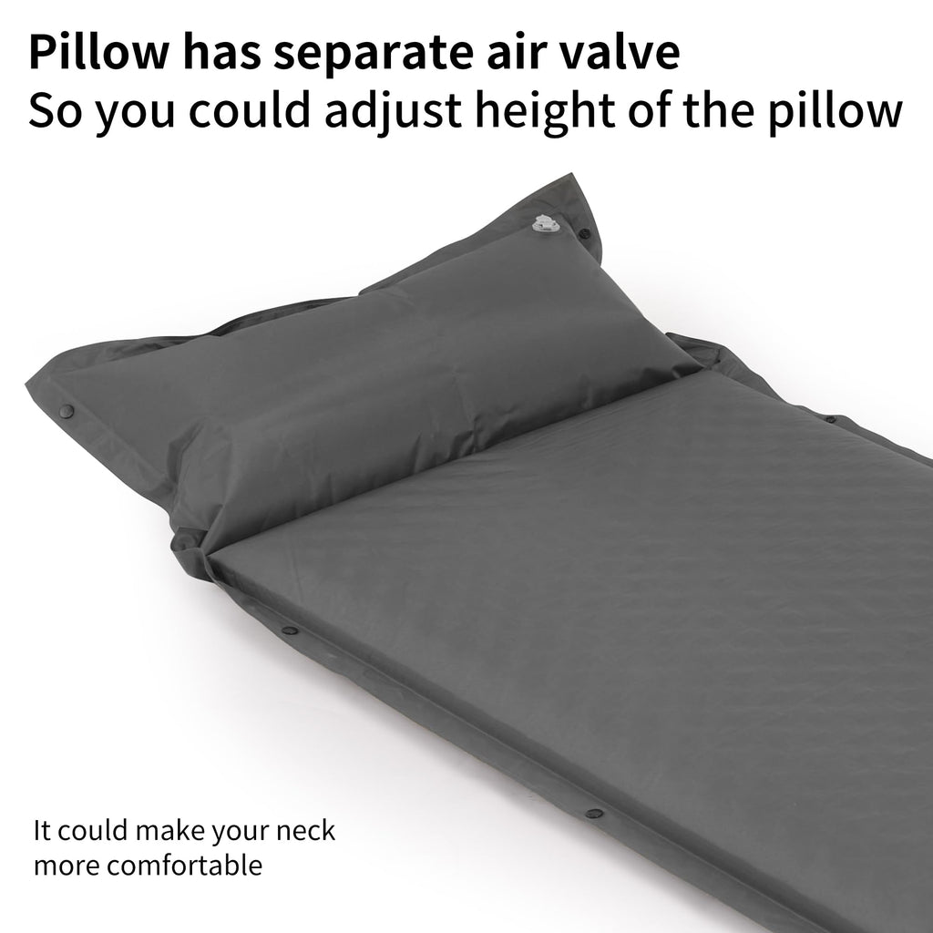 Naturehike Sleeping Pad, 1.2 inch Thick Self Inflating Sleeping Pad for Camping,, view 6