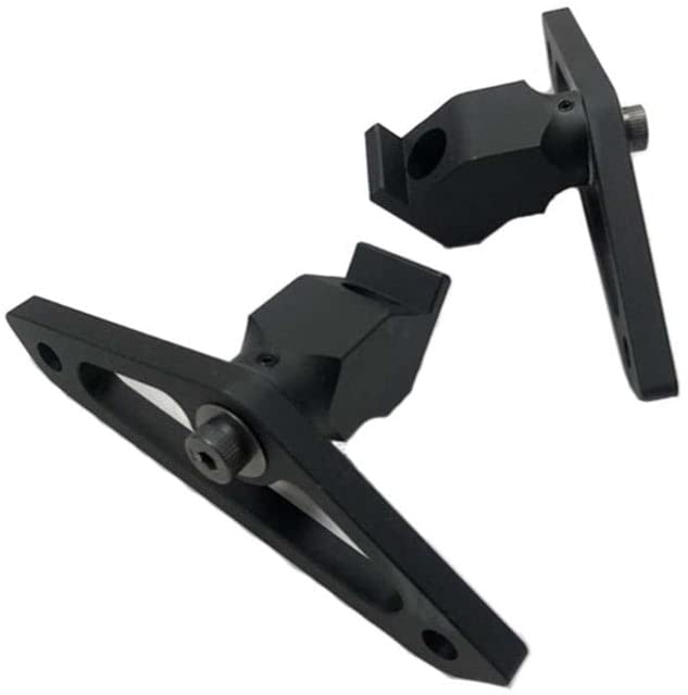 Accu-Tac P-Ski Feet, Mil-Spec Type III Hard Anodized, Flat Black, PSF-2000