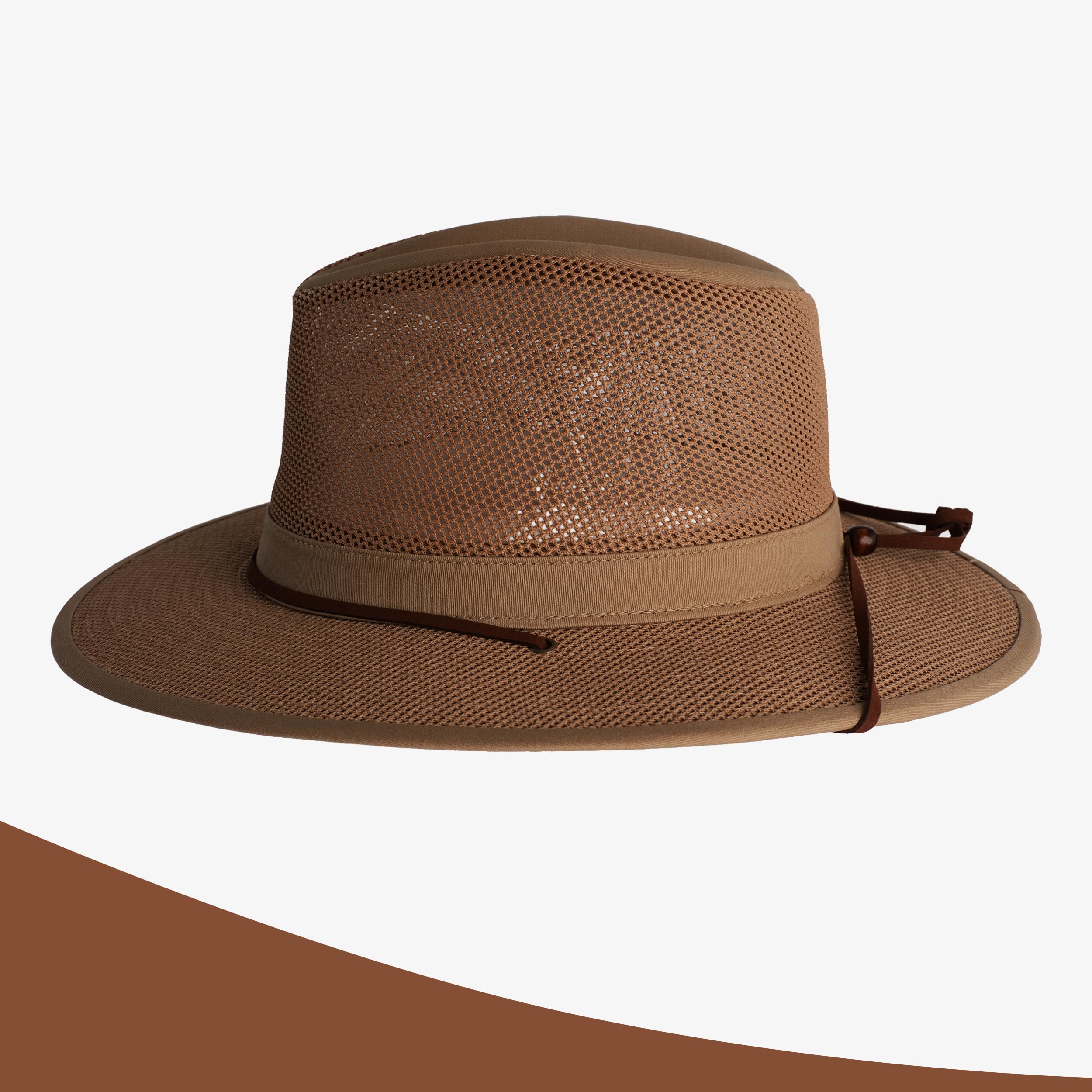 Henschel Hats Aussie Breezer Original - Wide-Brim Sun Hat for Men with Adjustabl