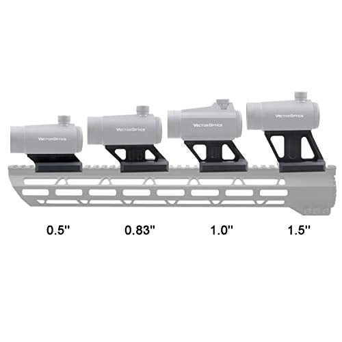 Vector Optics 1.5" Profile Cantilever Picatinny Riser Mount