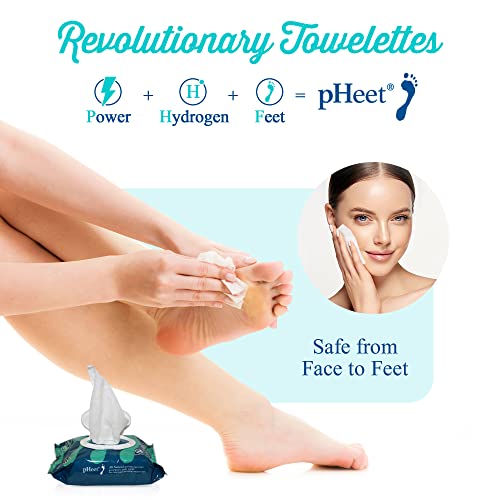 pHeet® Foot Wipes - All-Natural Antifungal & Antibacterial Formula, view 6