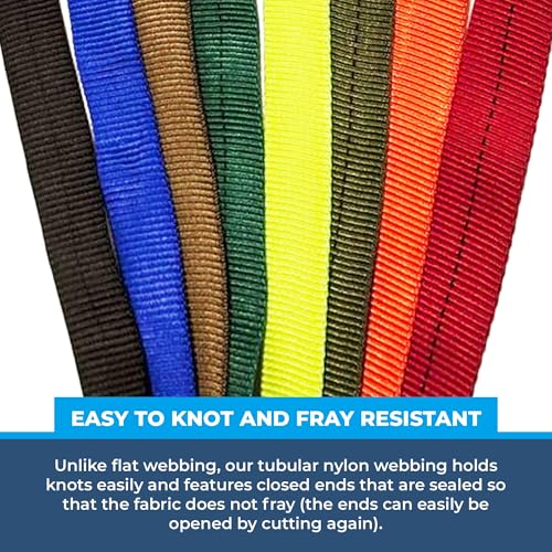 Rock-N-Rescue Professional Grade Nylon Tubular Webbing