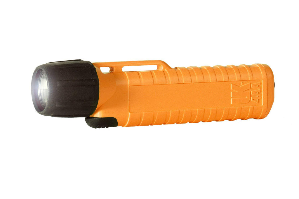Underwater Kinetics 4 AA Xenon Front Switch Flashlight (Orange)