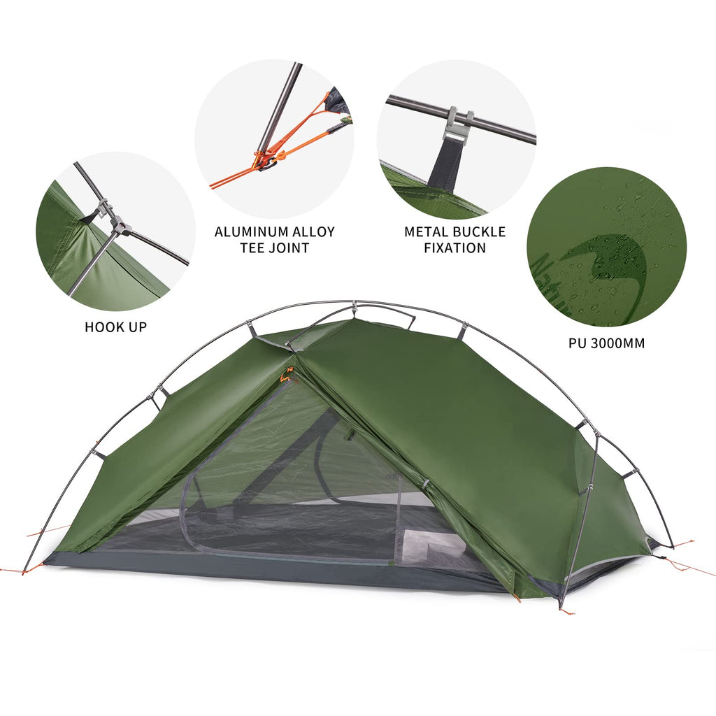 Naturehike VIK 2 Person Ultralight Backpacking Tent, Ultralight Tent for 2 Perso, view 2